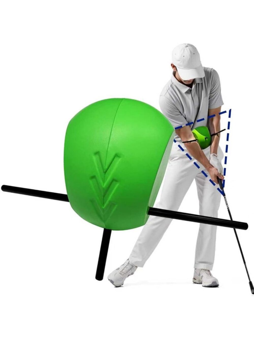 Golf Swing Trainer Aid for Posture Correction & Proper Mechanics Practice